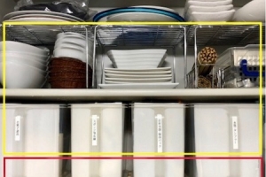 【時短家事】片手で取れるキッチン収納