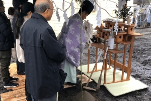 無事に地鎮祭を執り行いました♪