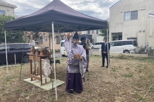 八千代市 S様邸 地鎮祭の様子