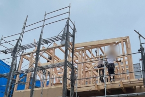 八千代市S様邸 上棟の様子