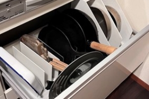 キッチンのコンロ下収納の作り方