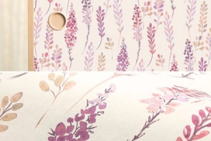 和室は襖でオシャレに変わる!香りまで漂ってきそうな花やぐ襖紙で洗練された空間へ